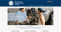 Desktop Screenshot of nctrc.org