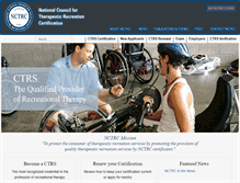 Tablet Screenshot of nctrc.org